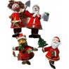Pics noël métal assorti 7cm 12pces 95542