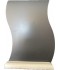 Miroir vague socle bois horizontal 37/25 cm