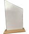 Trophée grand modèle socle bois neutre