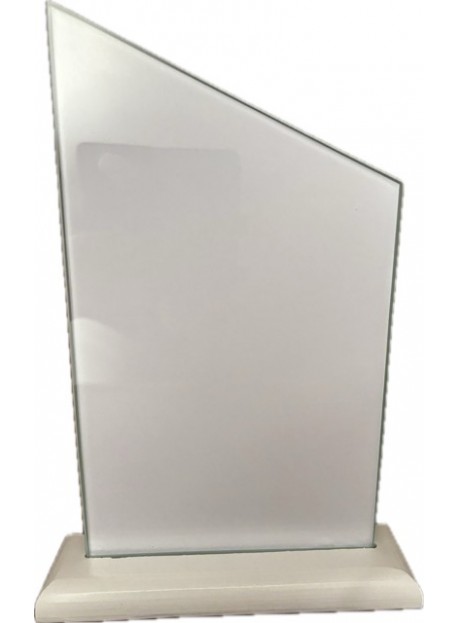 Trophée grand modèle socle bois neutre