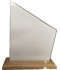 Trophée grand modèle socle bois neutre
