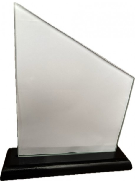 Trophée grand modèle socle bois neutre