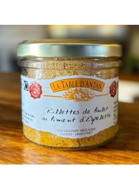 Rillettes de poulet au piment d'espelette 90gr