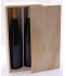 Plumier couvercle bois pour 2 bouteilles d'Alsace 75 cl colis de 20 pièces