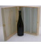 Coffret bois pour 3 bouteilles de Bourgogne 75 cl colis de 10 pièces