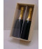 -Plumier vide couvercle plexi pour 2 bouteilles de Champagne 75 cl colis de 20 pièces