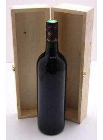 Coffret bois pour 1 bouteille de Bordeaux 75 cl colis de 10 pièces