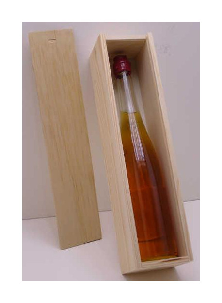 Plumier couvercle bois pour 1 bouteille Magnum d'eau de vie colis de 20 pièces