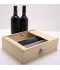 -Plumier caisse bois pour 3 bouteilles de Bordeaux 75 cl colis de 16 pièces