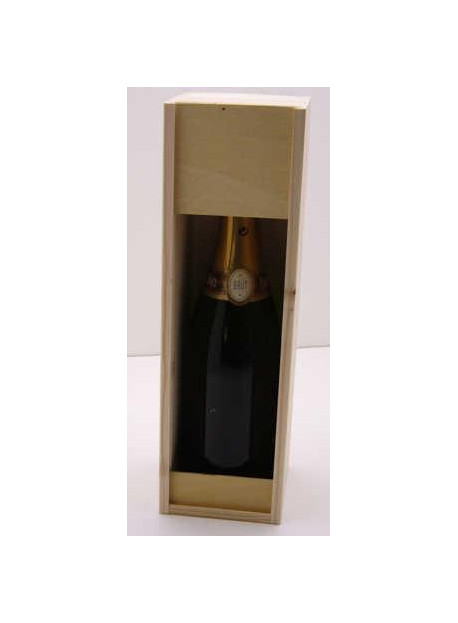 -Plumier caisse pour 1 bouteille de Champagne 75 cl colis de 35 pièces